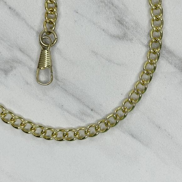 Gold Tone Chain Purse Strap 49" Crossbody Bag Replacement ✨ - Picture 11 of 12